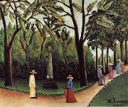 Henri Rousseau View of the Luxembourg,Chopin Monument oil painting picture wholesale